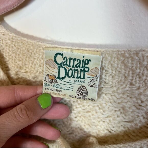 Cozy Cream Cable Knit Cardigan - Picture 3 of 14